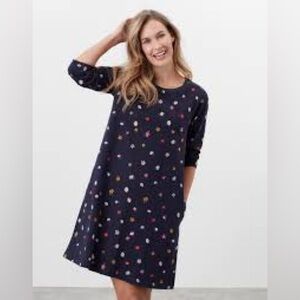 Joules A-Line Jersey Dress Ditsy Floral Navy
Sign.